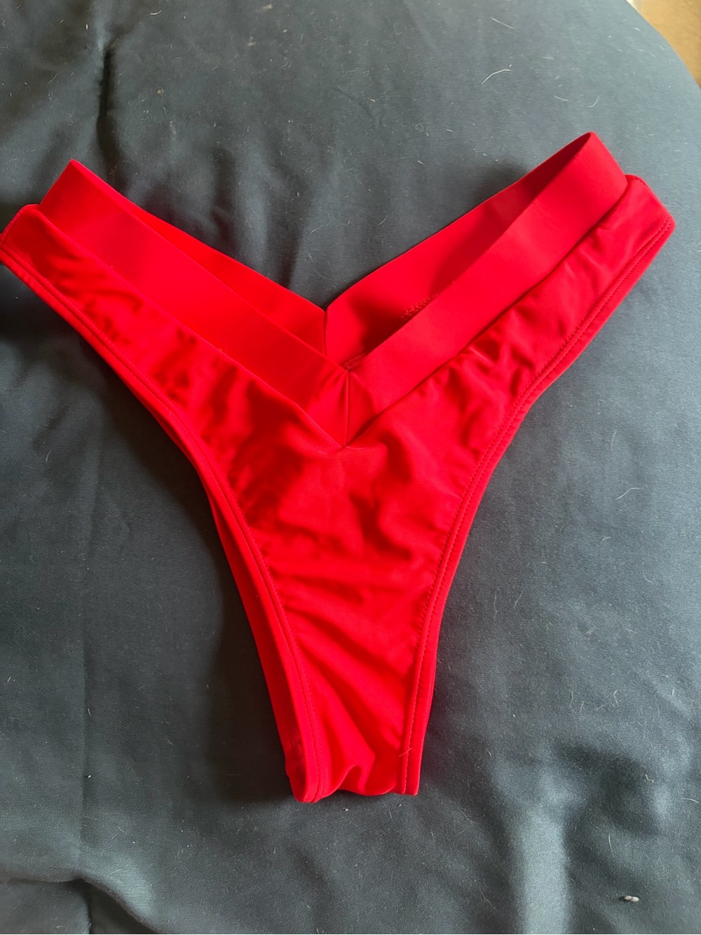 Red V-Front Bikini Bottom